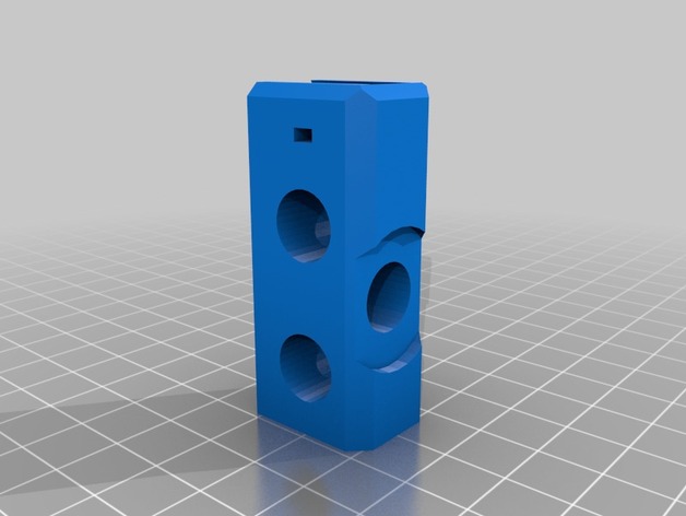 Prusa i3 Einstein Y-axis corners for 10mm smooth rods and higher-profile M10 washers and nuts