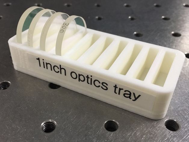 One inch optics tray