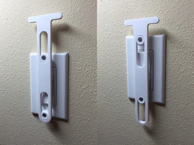 Decora light switch extension
