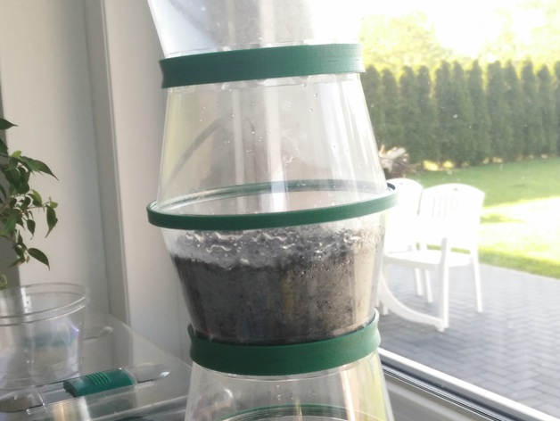 Ice Cream Cup Upcycling to mini stackable window greenhouse