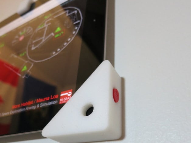iPad wall mount with on/off button