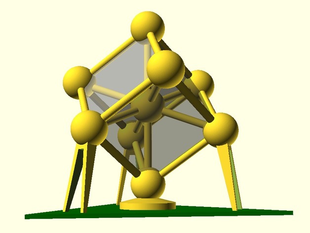 Parametric Atomium Model