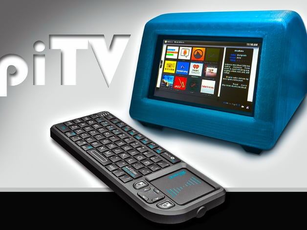 piTV: Desktop Raspberry PI/LCD enclosure