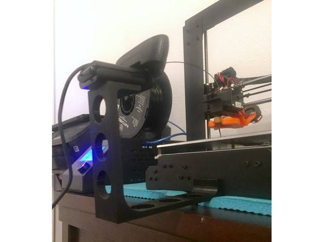 Smaller Duplicator i3 Clip-on Webcam Mount (with tripod hole)