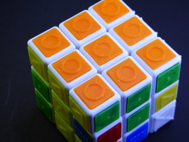 Rubiks cube for visually impaired