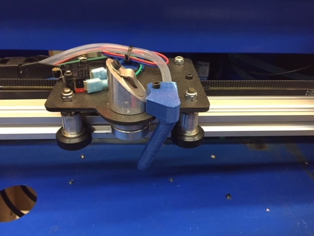 Laser cutter engraver air assist nozzle (K40, etc)