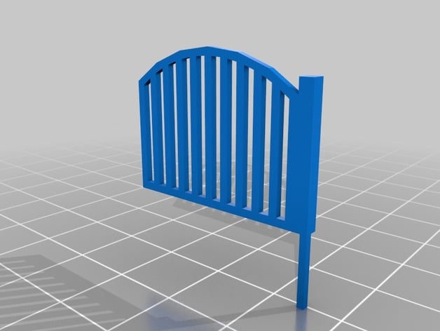 Fence on H0 scale
