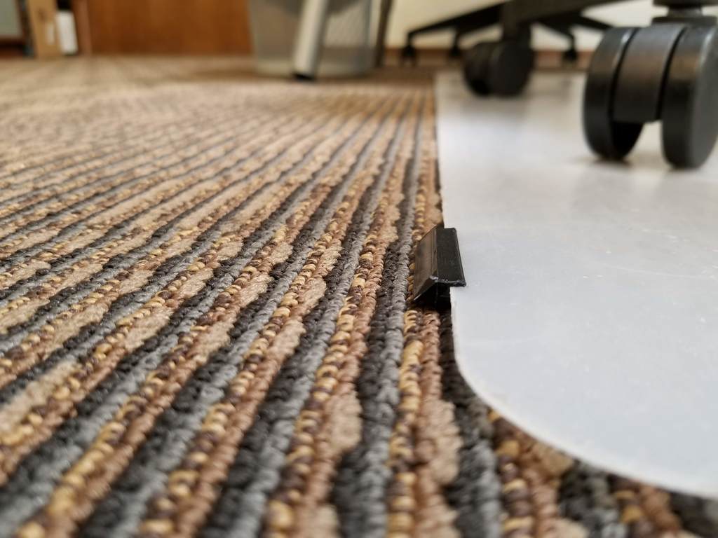 Office Chair Mat spacer (spiked) for carpet, keep mat from moving around