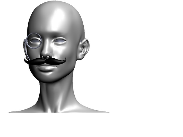 Mustache Monocle