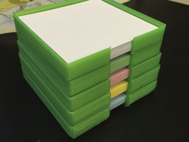 Stackable Post-it Note holder