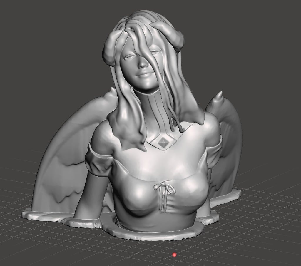 Albedo bust from Overlord