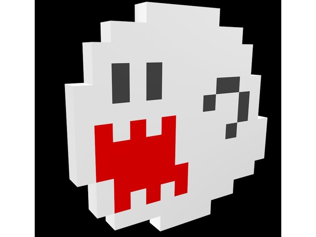 Pixel Art - Super Mario Ghost