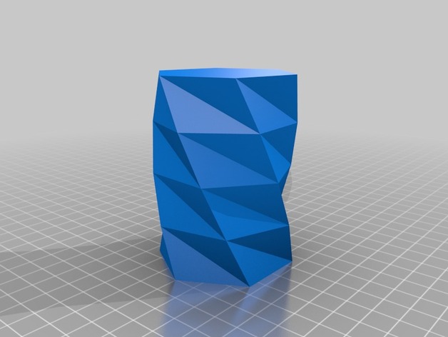 My Customized Twisted Polygon Vase 3