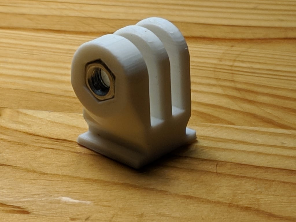 GoPro-hotshoe mount adapter