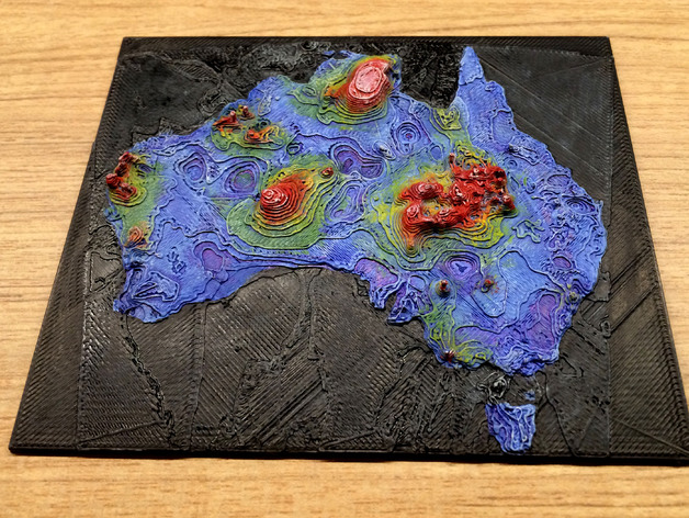 Geothermal map of Australia
