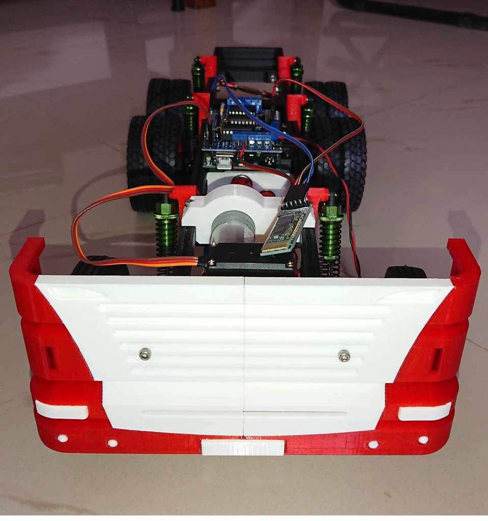 Front Body for 3D Printed RC Truck V4