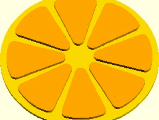 2D Lemon / Orange Slice