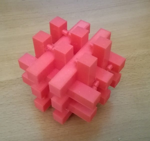 3D interlocking puzzle