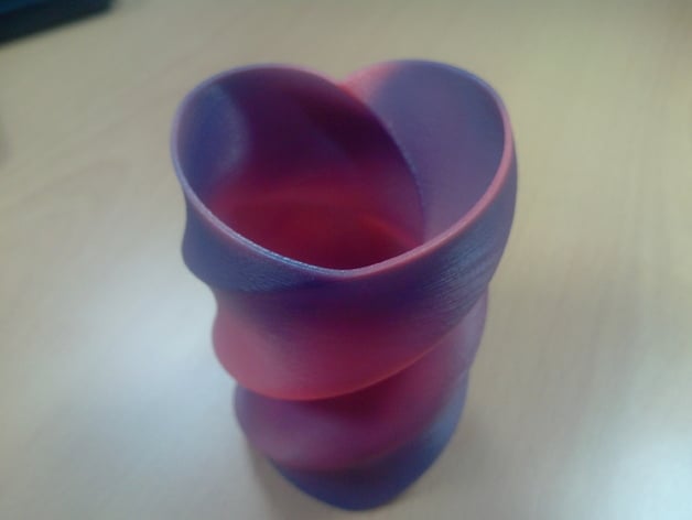Twisted Heart Vase