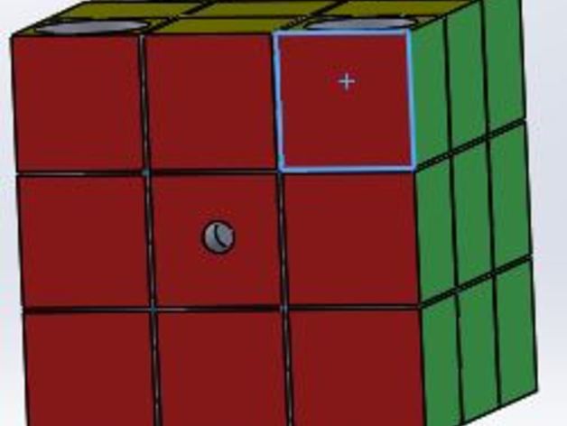 Rubix Cube Pencil Holder