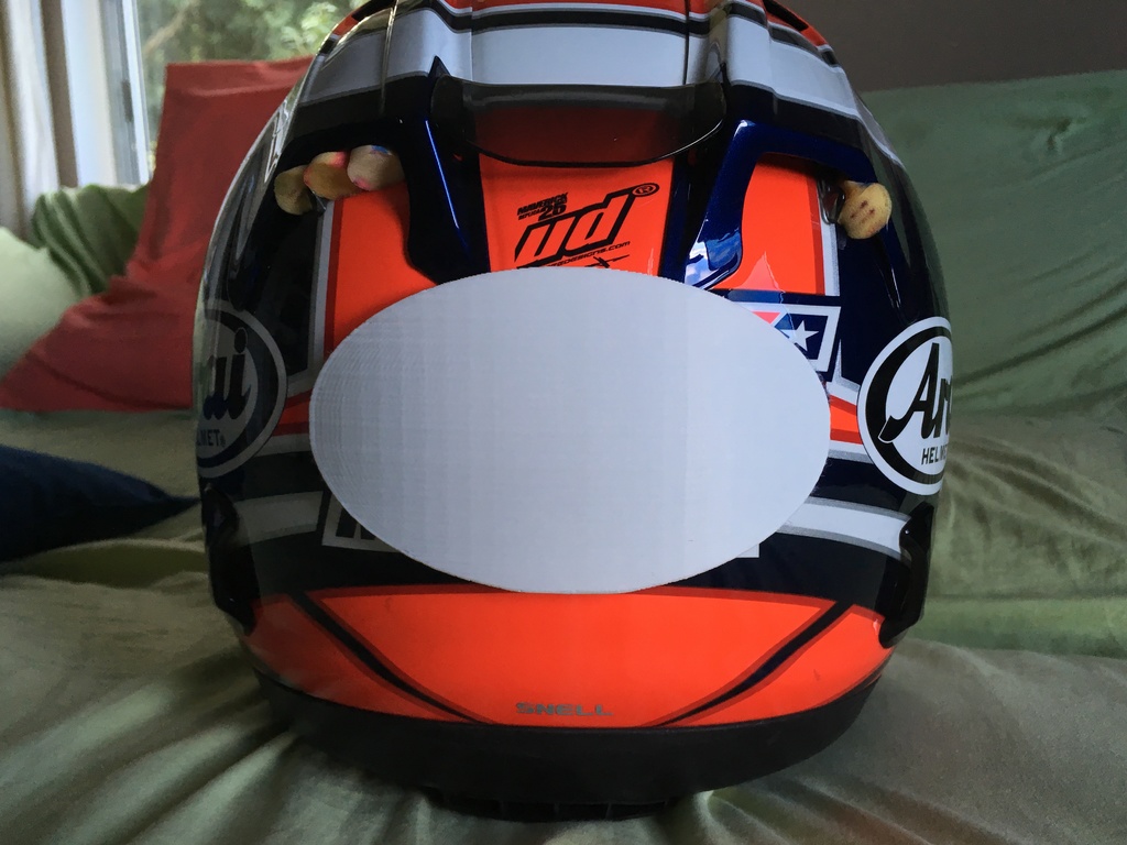 Arai Helmet, Corsair-X, rear logo cover