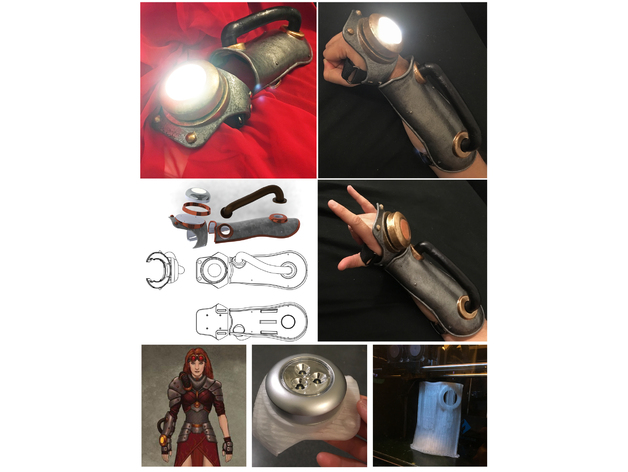 Chandra's gauntlet (made for medium-sized male hand)