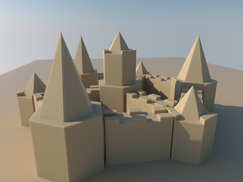 Sand castle molds