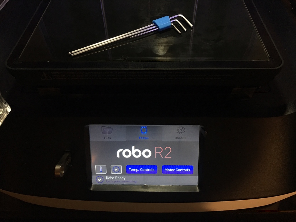 Robo 3D C2 R2 Allen Hex Key Holder