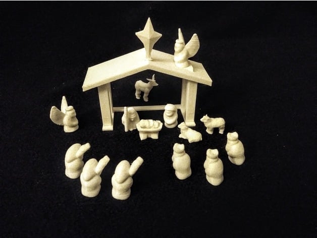 Nosupports Nativity Set