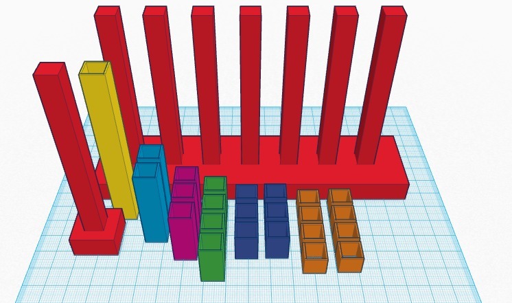 Stackable Fraction Blocks