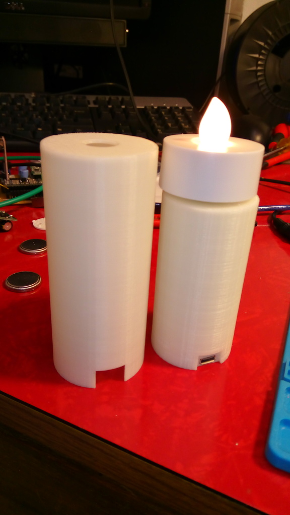 Battery extender for Ikea GODAFTON led candle