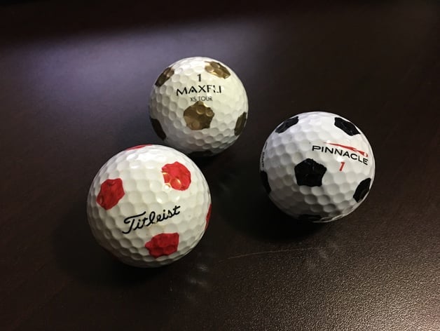 Golf Ball Visual Aid Pattern Marker