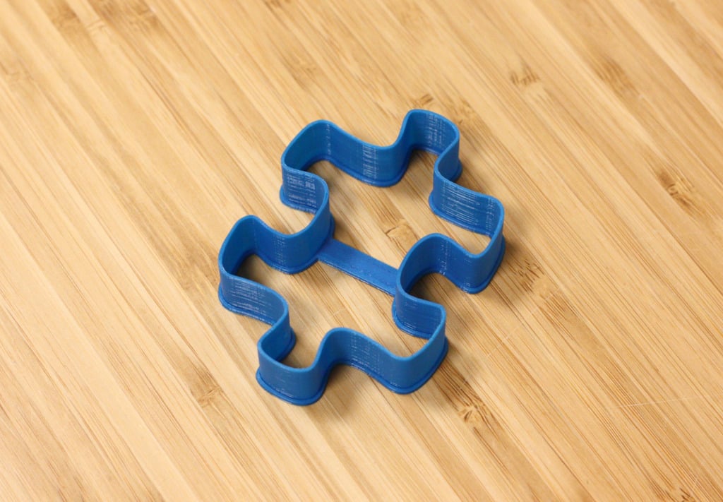 Jigsaw Puzzle Piece Cookie Cutter