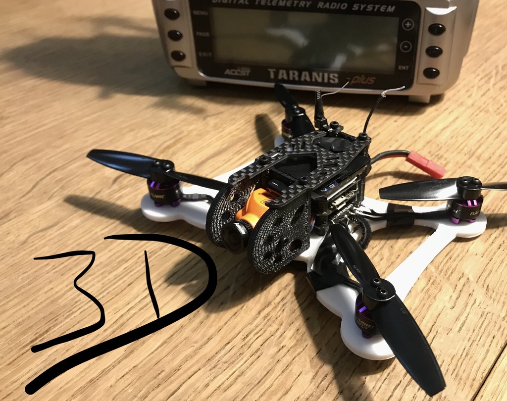 2-3 inch printed drone for cine action