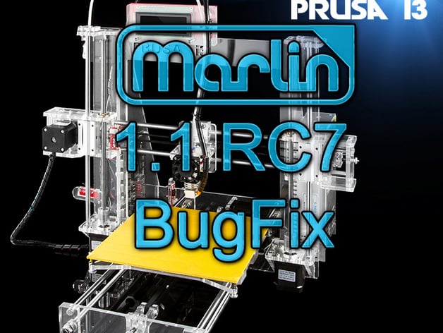 Marlin 1.1.2 RC8 BugFix Branch May 2017 for Sunhokey Prusa i3