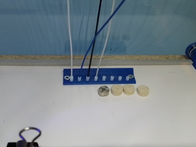 Alternate filament catch, M8 rod holder, Washer/Magnet holders for 3D printer cabinet