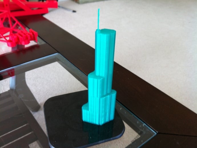 Chicago Trump Tower (1:2778 Scale)