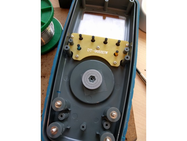 Multimetrix DMM220 rotary switch fix ring