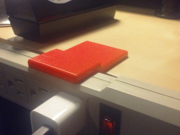 Surge Protector Desk Bracket By Panchovilla Thingiverse