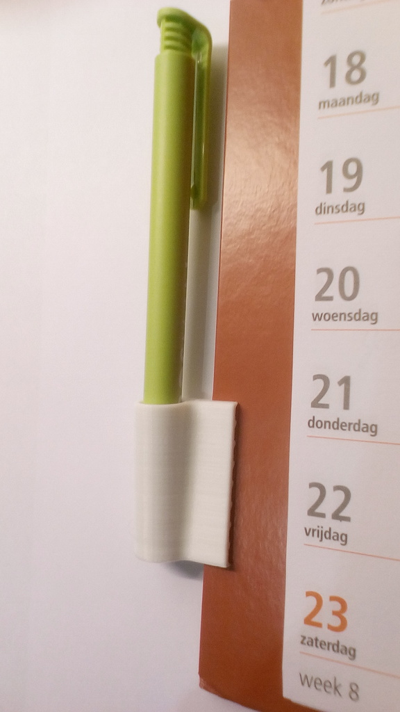 calendar pen holder
