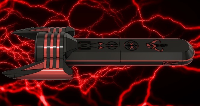 custom lightsaber (dark side)