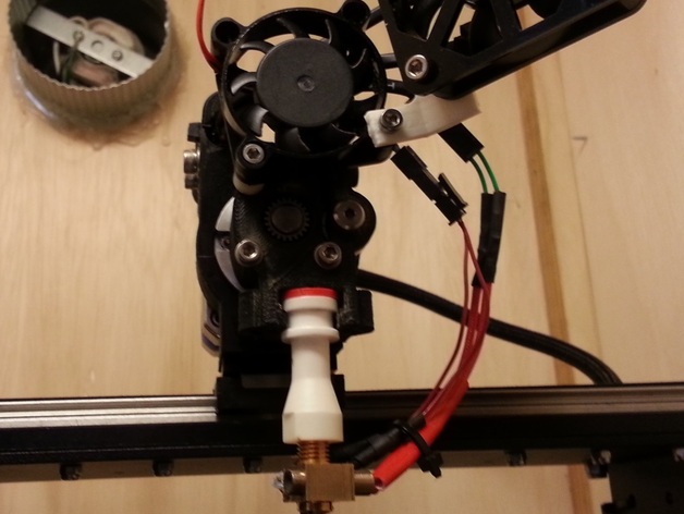 Hot end washer for fitting "Chess" Ceramic Hotend to a Makergear M2 Printer.
