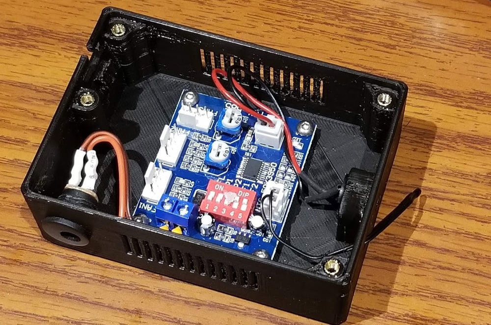 Case for 12V PWM Fan Temperature Control Speed Controller (With STEP file)