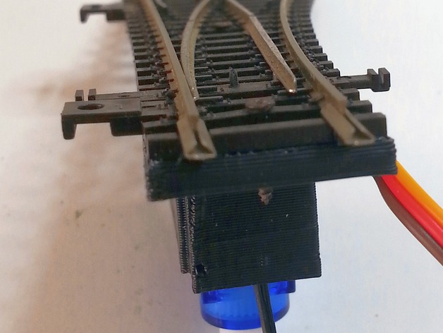 rail servo support railroad switch - horizontal