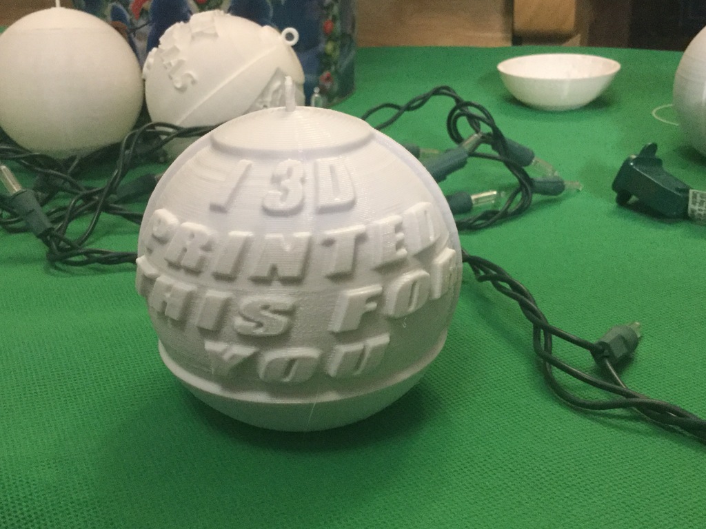 I 3d Printed This For You Merry Christmas 2018 Ornament