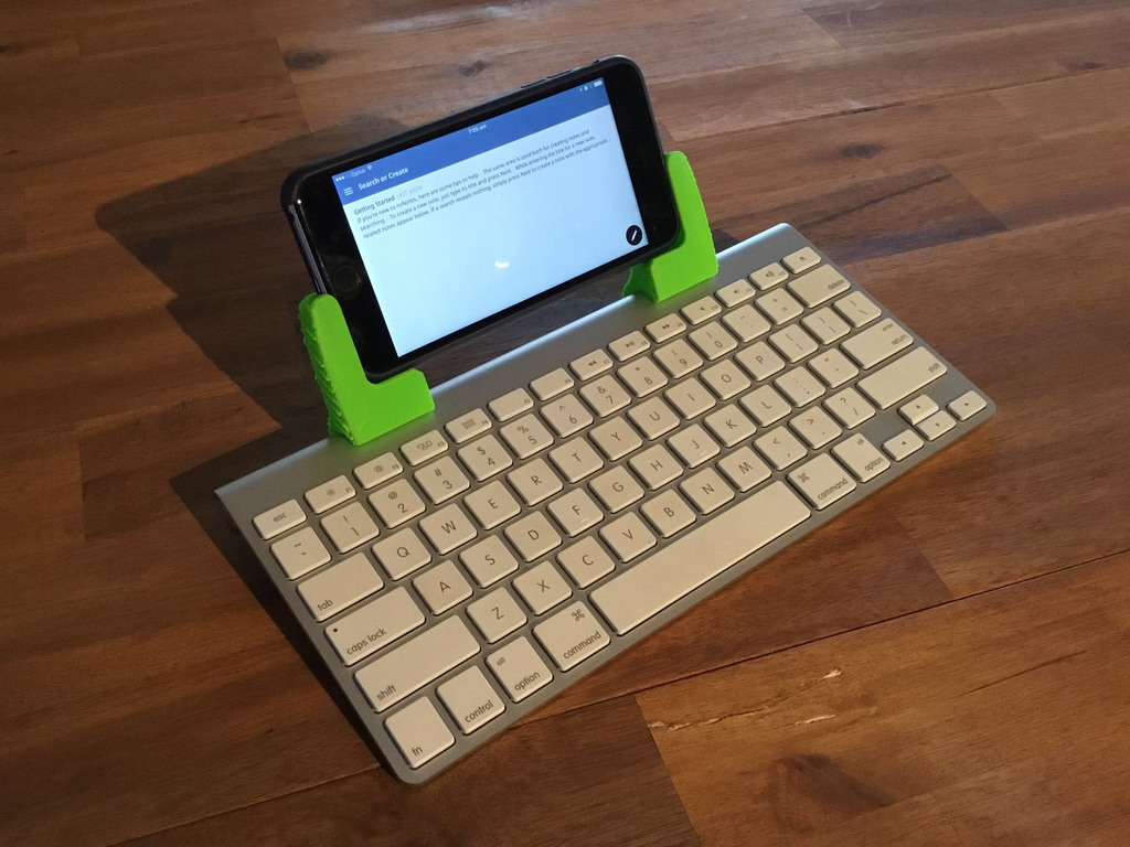 Apple Bluetooth Keyboard Phone Stand
