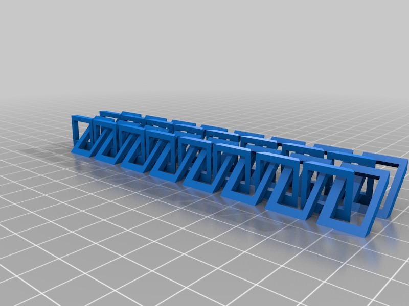 3D Printed chain (Test 1)