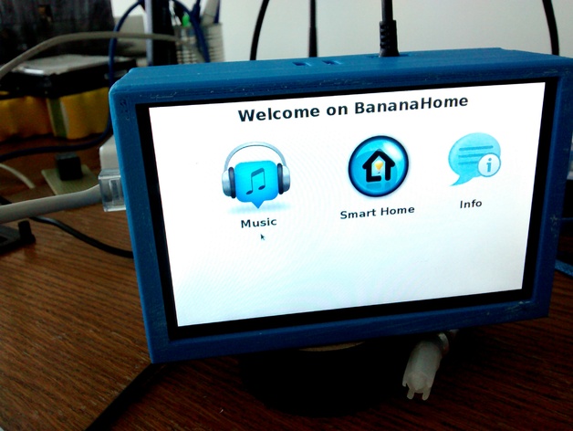 BananaHome - Box for Banana Pi/PRO and LCD TS 5"