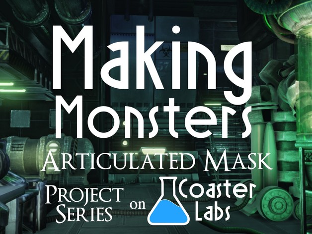 Making Monsters: 10 Servo Articulating Mask Kit