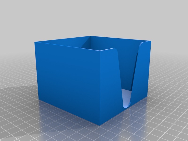 Desk cube paper & holder